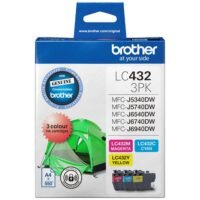 Brother LC 432 Original Value Pack 3 Inks