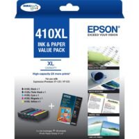 Epson 410XL Original Value Pack with 20 Photo Papers